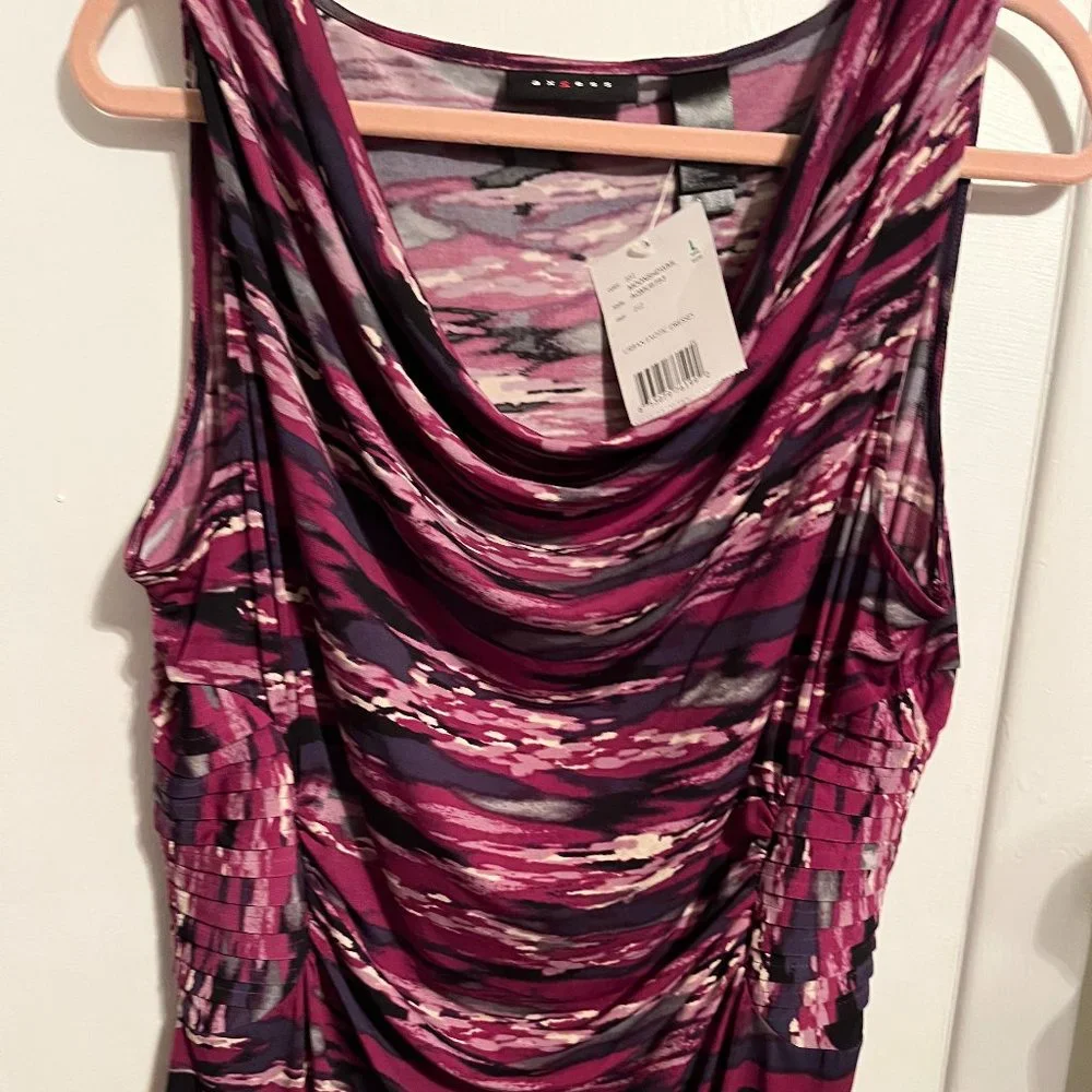 NEW AXCESS SLEEVELESS DRESS SZ L - Picture 6 of 6